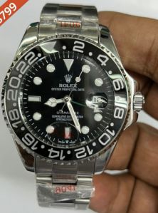 Rolex GMT Master 2 Steel Black Dial  Swiss Automatic Watch