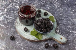 Blackberry, Raspberry, Forest fruits jam