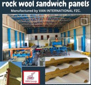 insulation fire rated rock wool sandwich panels