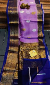 Banarasi Handloom pure kora silk saree 4