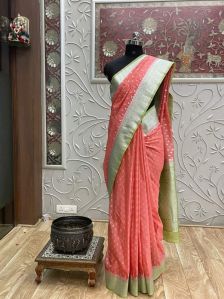 Banarasi Semi Georgette Soft Silk Fancy Saree