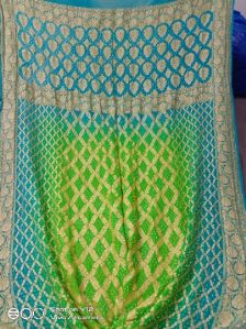 Pure chiffon silk Banarasi saree