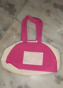 Jewellery Pink Rexine Handbag