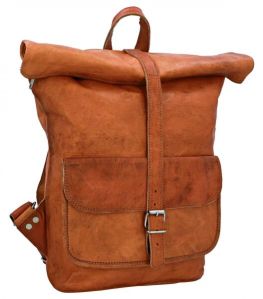 Leather Flat Backpack Bags