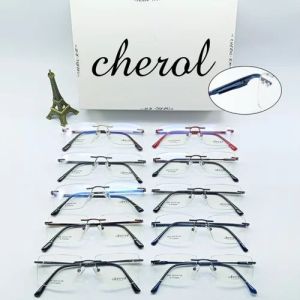 Cherol Metal Side Rimless Optical Eyewear Frame