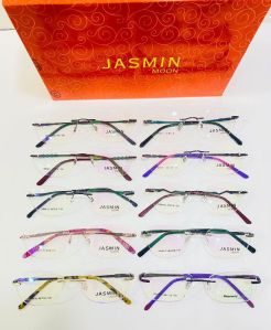 Jasmin Eyewear Ladies Fancy Rimless Frame