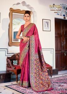 Rajpath Kalakari Pashmina Silk Designer Saree