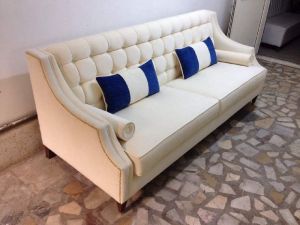 Back Quilting Wooden Sofa Set