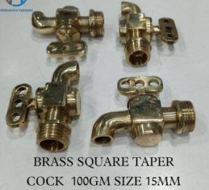 15mm Brass Square Taper Cock