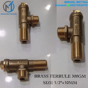 Manual Hydraulic Brass Ferrule, for Water Fitting, Size : 1/2inch