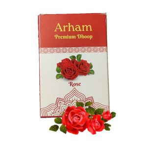 50 g - pack of arham premium rose dhoop cone