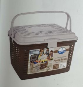 Plastic Family Basket with Lid