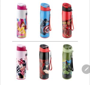 Plastic Flip Top Water Bottle