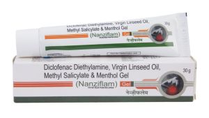 diclofenac diethylamine virgin linseed oil methyl salicylate menthol gel