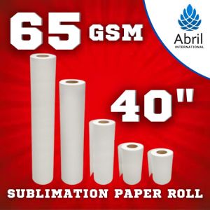 40" 65 GSM Sublimation Heat Transfer Paper Roll
