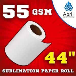 44" 55 GSM Sublimation Heat Transfer Paper Roll