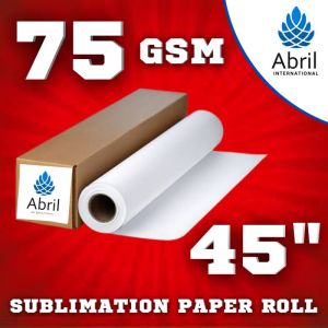45" 75 GSM Sublimation Heat Transfer Paper Roll