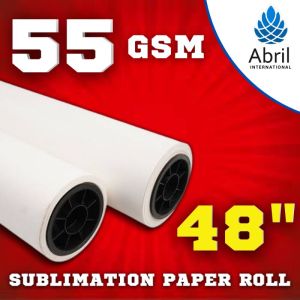48" 55 GSM Sublimation Heat Transfer Paper Roll