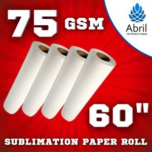 60" 75 GSM Sublimation Heat Transfer Paper Roll