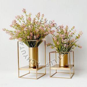 Metal Flower Vase