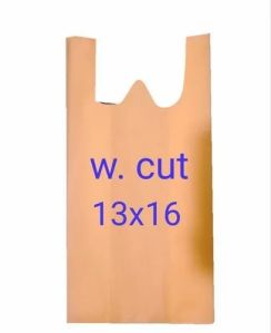 Plain 13 x 16 W Cut Non Woven Carry Bag