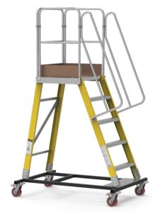 Youngman Warehouse Platform Ladder (Fiberglass Range)