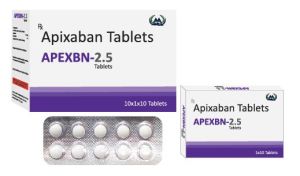 Apixaban 2.5mg Tablets