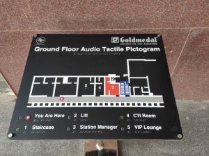Audio Tactile Pictogram Braille Signage