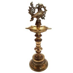 Golden Brass Deepak Lamp