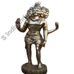 Brass Panch Mukhi Shiva Statue