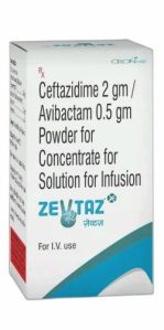 Ceftazidime 2gm Avibactam 0.5gm Infusion Injection