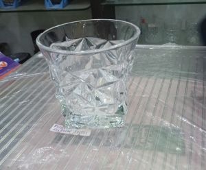 crystal diamond cut glass