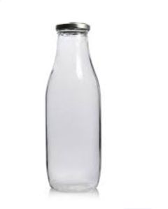 glass milk bottle
