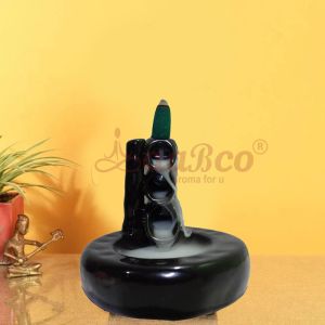 New Ceramic tap Black Back Flow Smoke Fountain