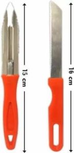Stainless Steel Knife Peeler Set