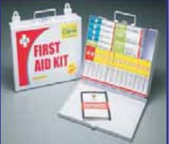 24 Unitized Plastic Box First Aid Kit
