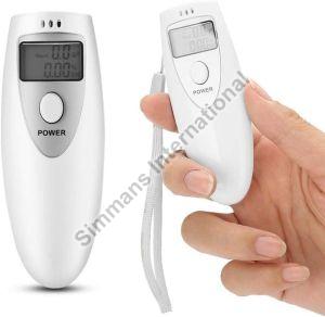 SIMMANS S-02 White Digital Alcohol Tester Breath Analyzer