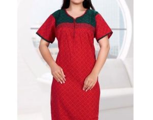 Embroidered Cotton Ladies Stylish Nighty at Rs 250/piece in Jaipur