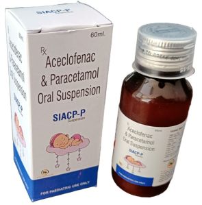 aceclofenac paracetamol suspension