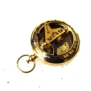 Antique Push Button Compass