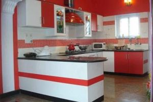 U Shaped Modular Kitchen Designing Service