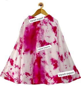 Women Skirts Tie Dye Printed