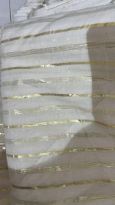 cotton lurex gold fabric