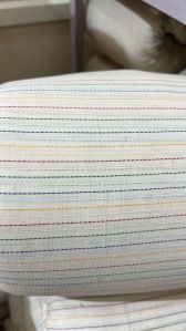cotton multi striped fabric