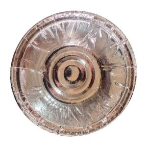Dona Silver Paper Plate, Paper GSM: 100, Size: 4 Inch at Rs 20/pack in  Kadayanallur