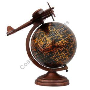 Educational World Globe with Aeroplane