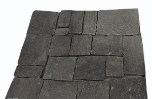 Black Rustic Slate Stone Slab