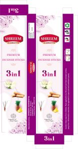 3 in 1 Pineapple Incense Stick