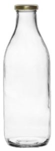 1000 ML Round Milk Glass Bottle