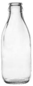 200 ML Crown Milk Glass Bottle